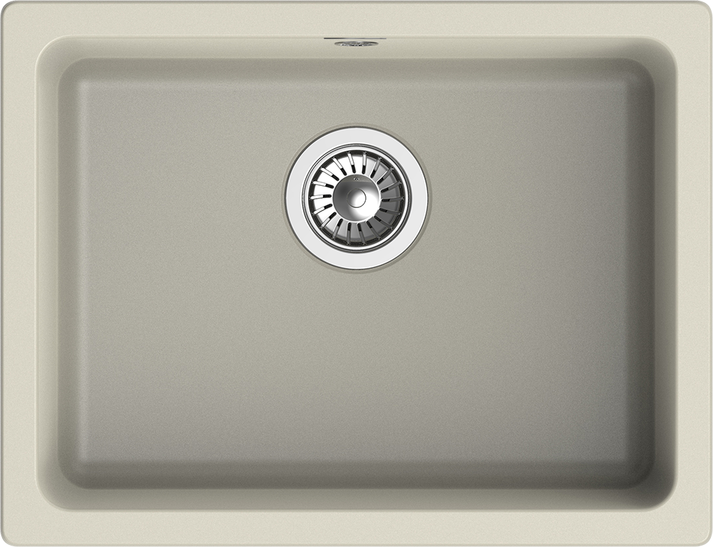 RIVELATO Мойка BERKANA 50 подст.монтаж 1-чаш 560*430 topazio арт.