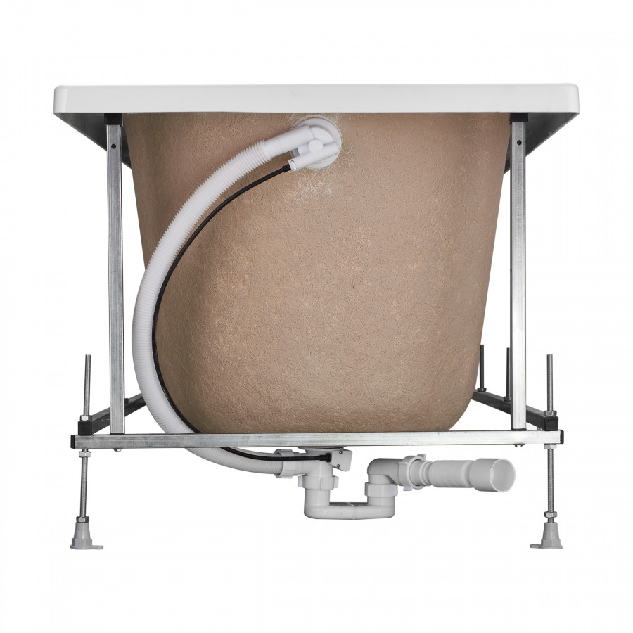 Монтажный комплект для ванны ФИДЖИ 150х75 см. (рама, слив-перелив с сифоном, крепеж к стене, кре