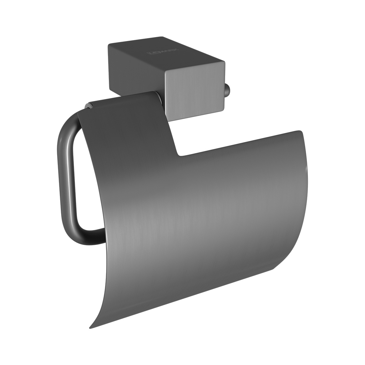 Держатель для туалетной бумаги SMOOTH LINE с крышкой, графит