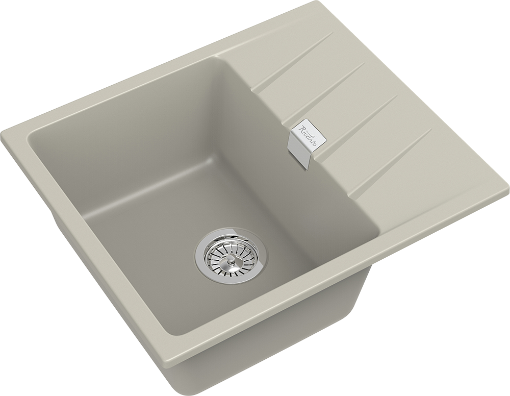 RIVELATO Мойка RAUM 58  1-чаша 580*500мм topazio арт.