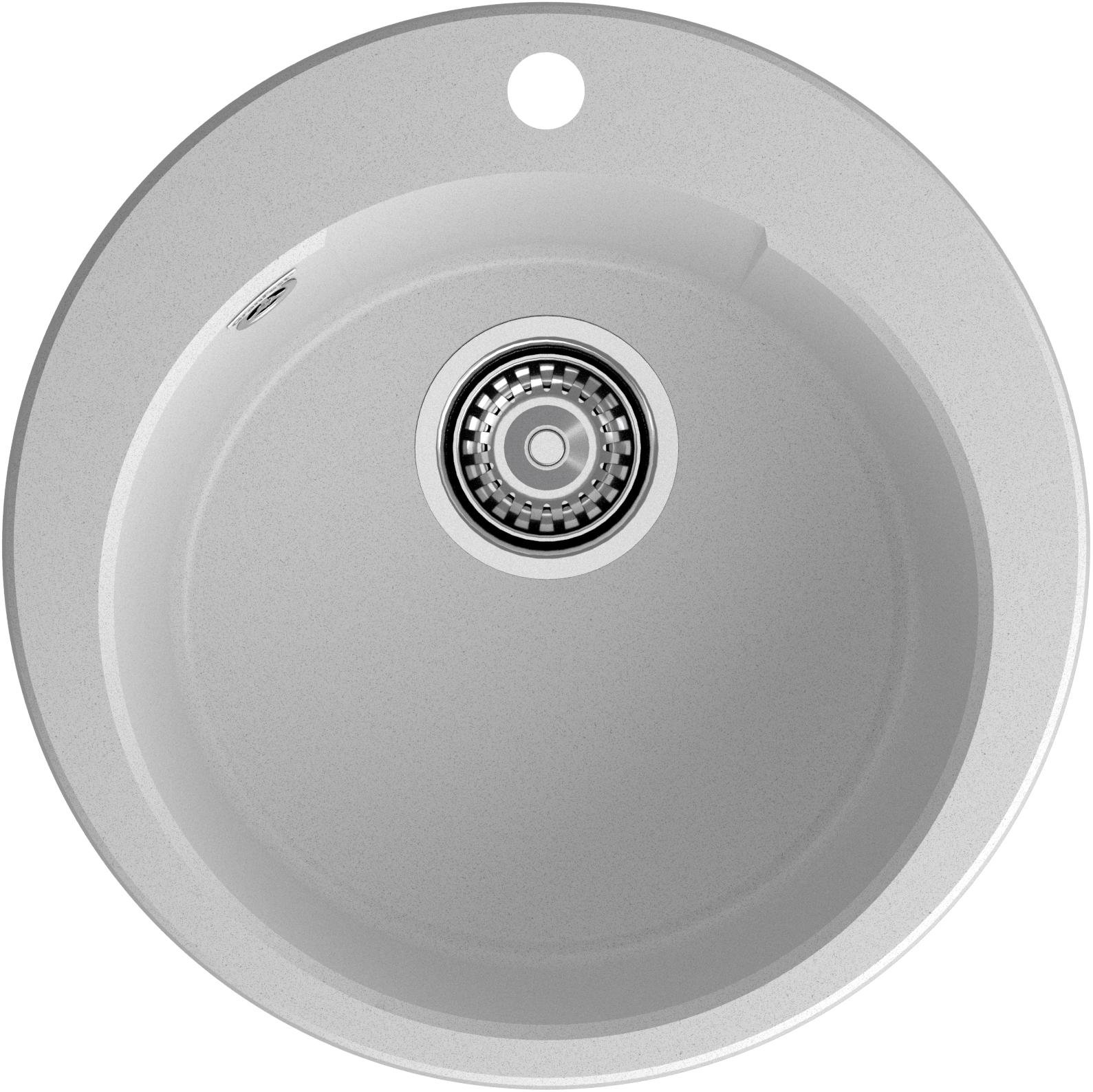 GRANFEST Мойка URBAN 649  1-чаша D-490мм серый арт.GF-UR-