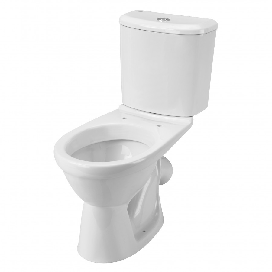 БОРЕАЛЬ Унитаз-компакт, антивсп, накл. вып., ниж. подв., 2-х реж. арм., сид. дюр. Soft-close. САНТЕК