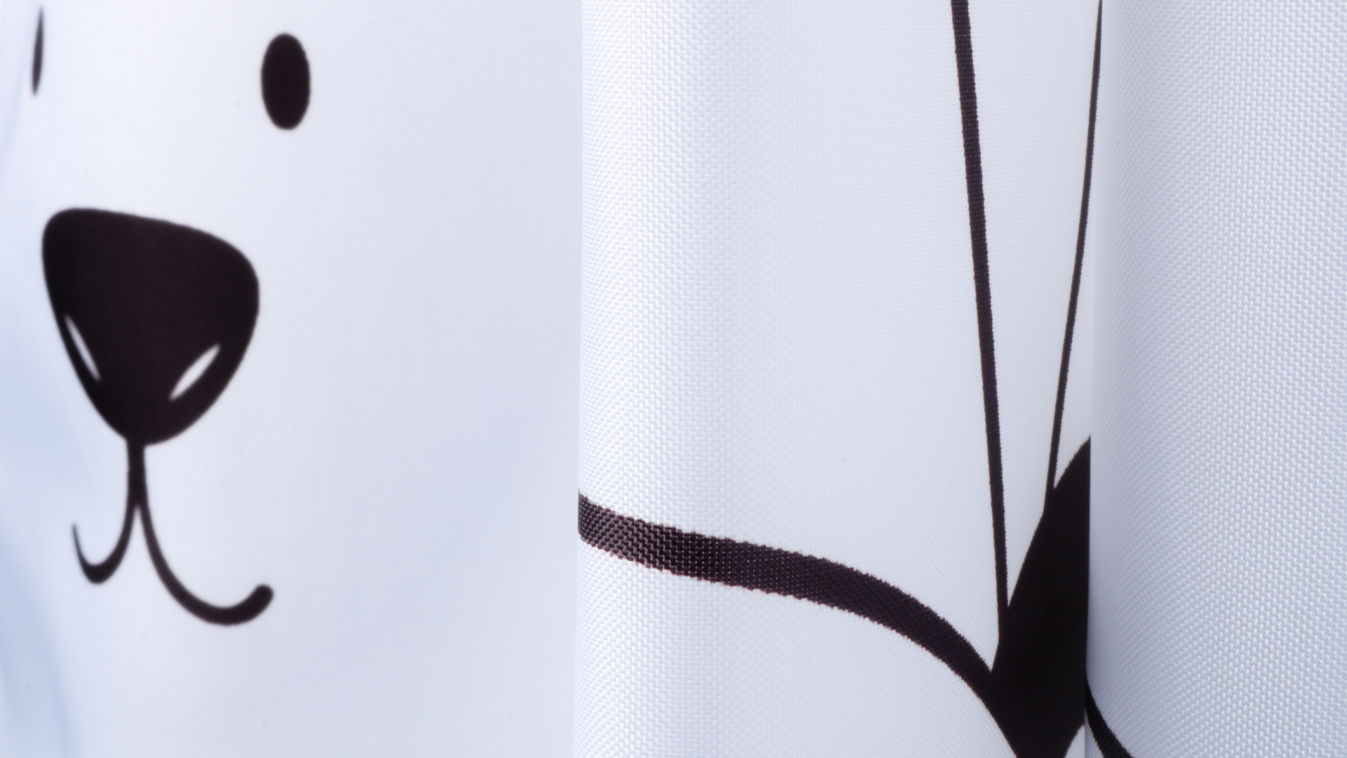 Шторка для ванной Fixsen Panda FX-2501, без колец