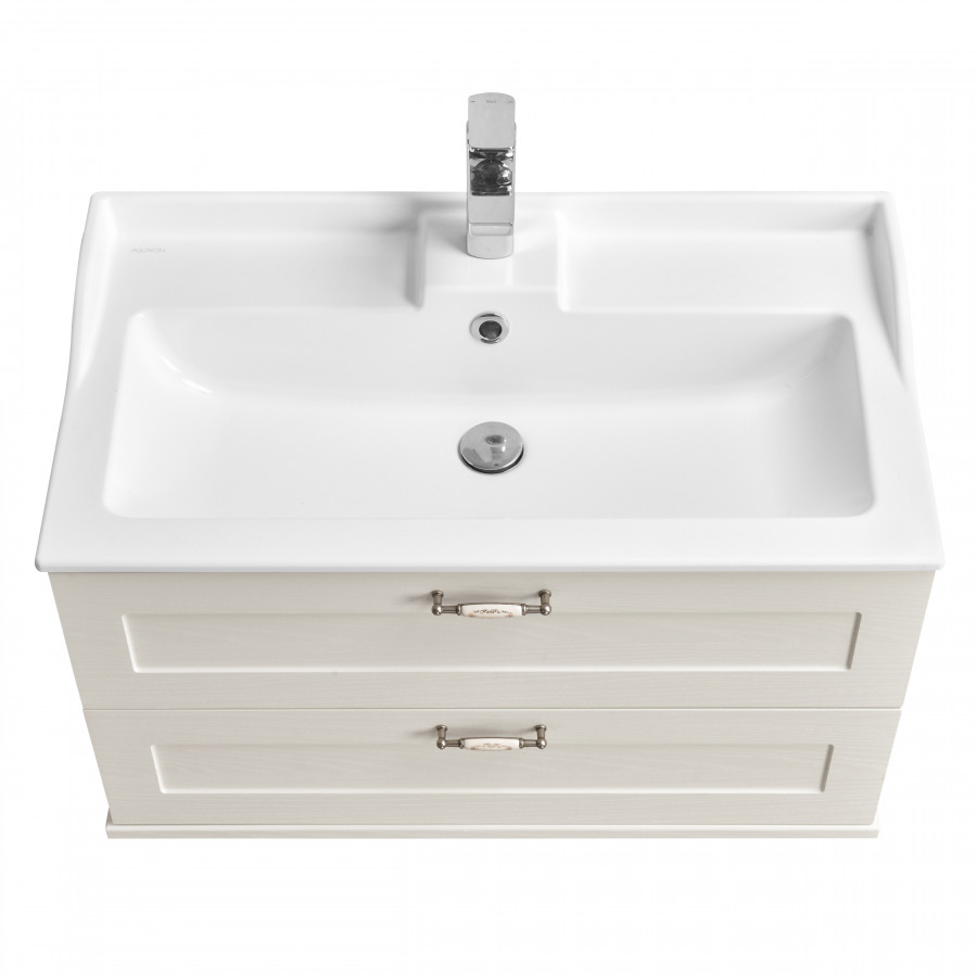 Тумба ЛЕОН 80, дуб бел. (под раковину ФАБИА 80, ПРЕМЬЕР М 80)