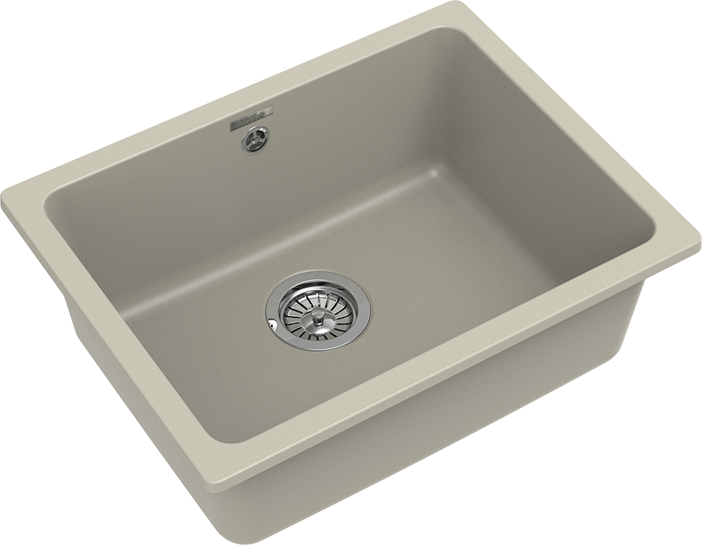 RIVELATO Мойка BERKANA 50 подст.монтаж 1-чаш 560*430 topazio арт.