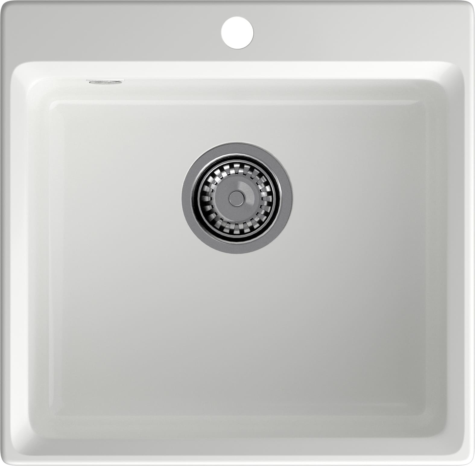 GRANFEST Мойка композит LEVEL, GF-LV-510, чаша 510*500, иней