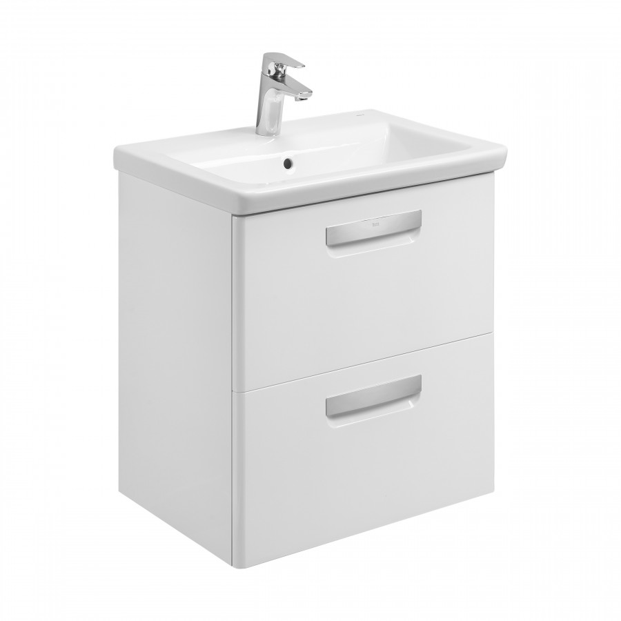 GAP Тумба под раковину GAP 60, белая матовая, ROCA 