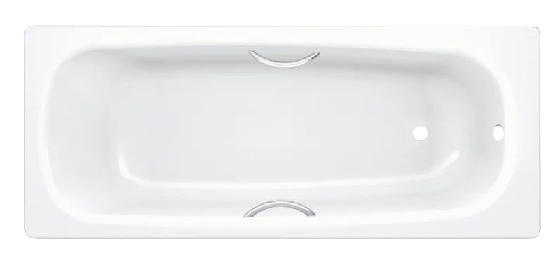 Ванна стальная BLB UNIVERSAL HG B70H/B с шумоизоляцией и отверстиями для ручек 1700х700 мм, лист 3,5 мм (B70HTH001 handles)