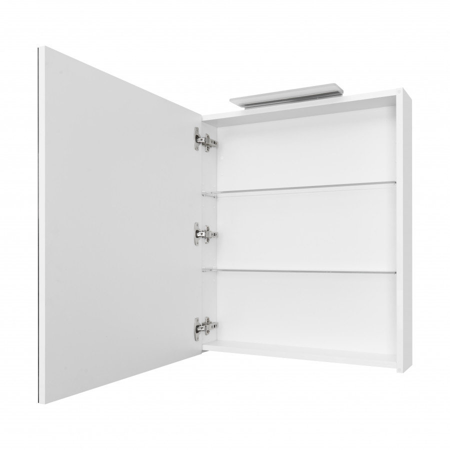 OLETA Зеркальный шкаф 60, левый, белый глянец