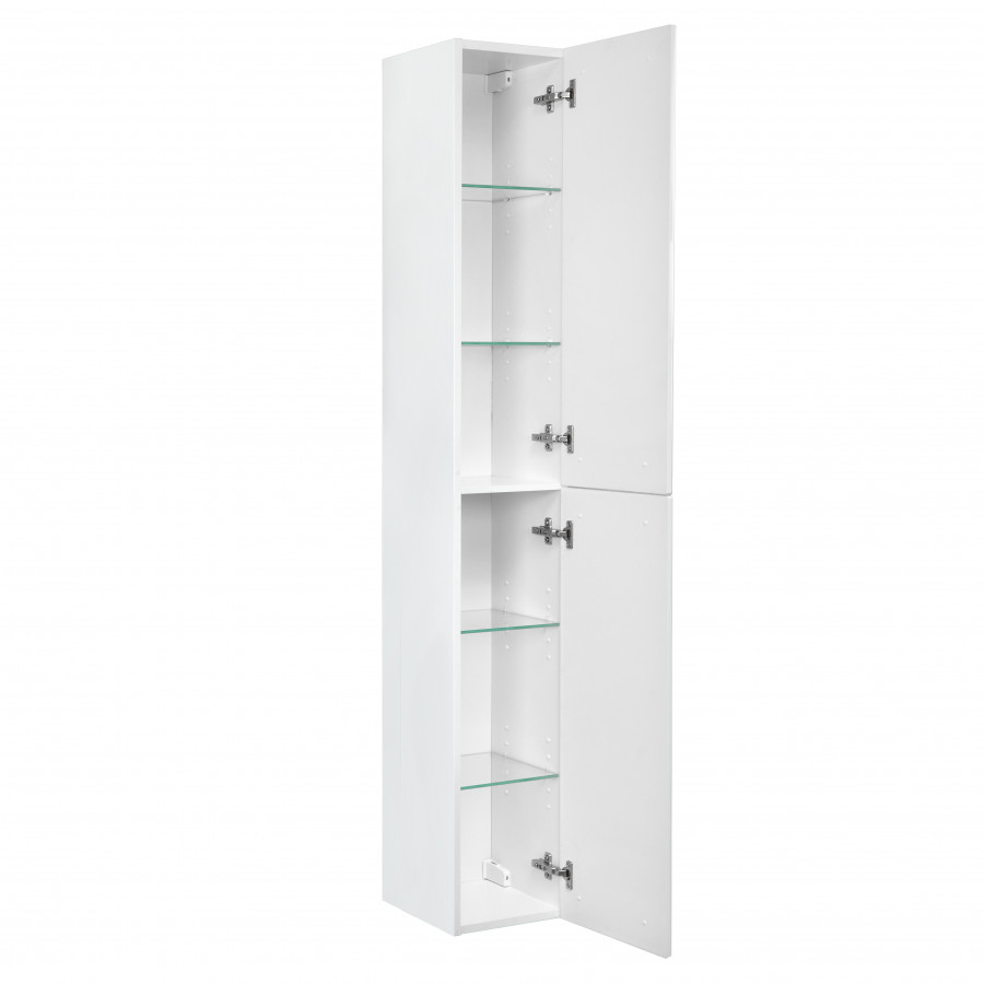 Шкаф-колонна ДИОР 26, подвесная, белая