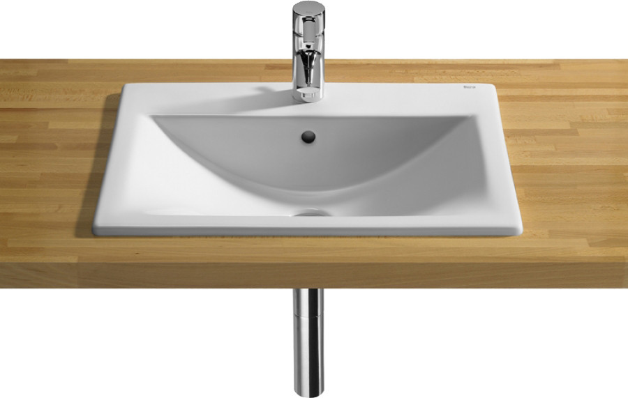 DIVERTA Раковина 55х42.5 см., встраиваемая сверху. (RU). ROCA