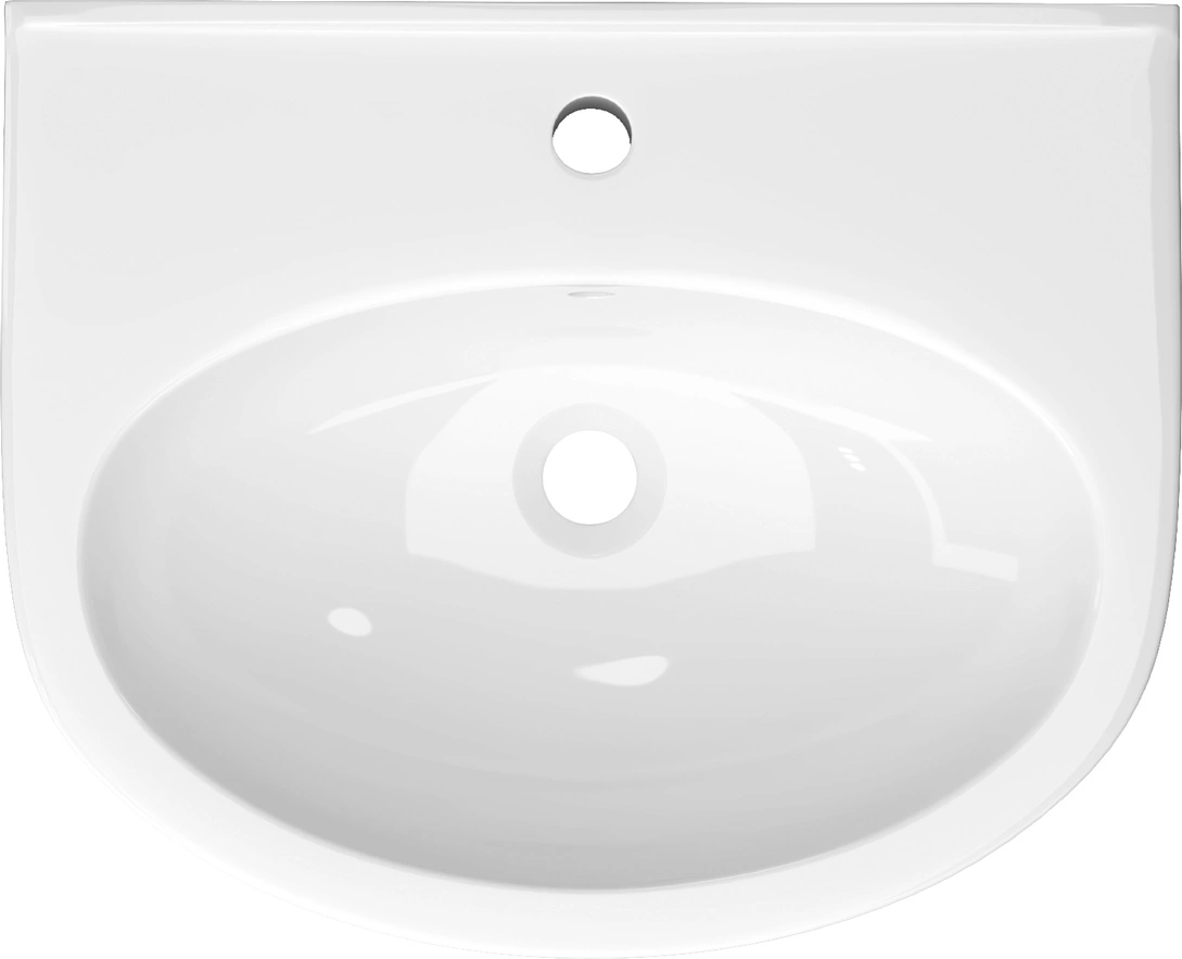 Раковина КЕРАМИН ЛАГО 55 белый глянец CDB00024895 (4810531138976)