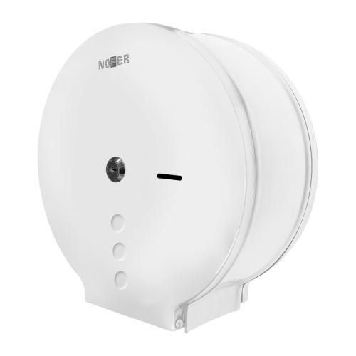 Диспенсер для туалетной бумаги круглый из нержавеющей стали глянцевый