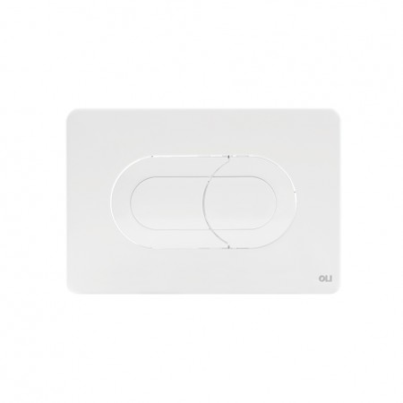 640081 Панель пневм. двойная SALINA, пластик, белый, OLI