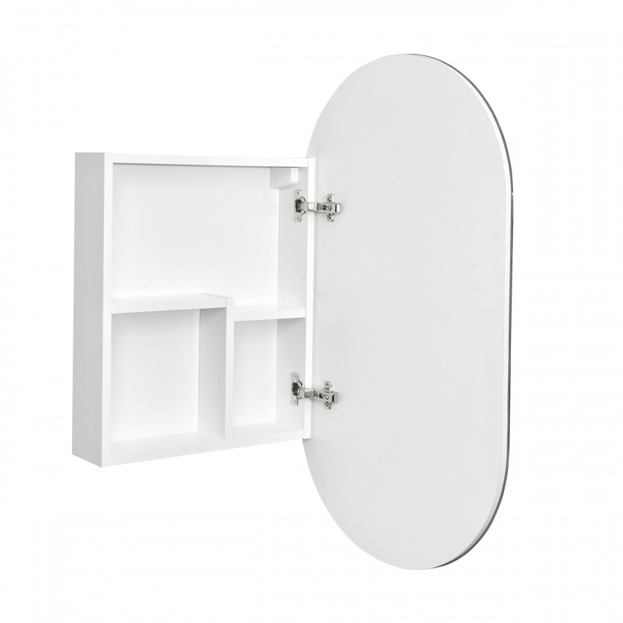 Зеркальный шкаф ОЛИВИЯ 50, белый