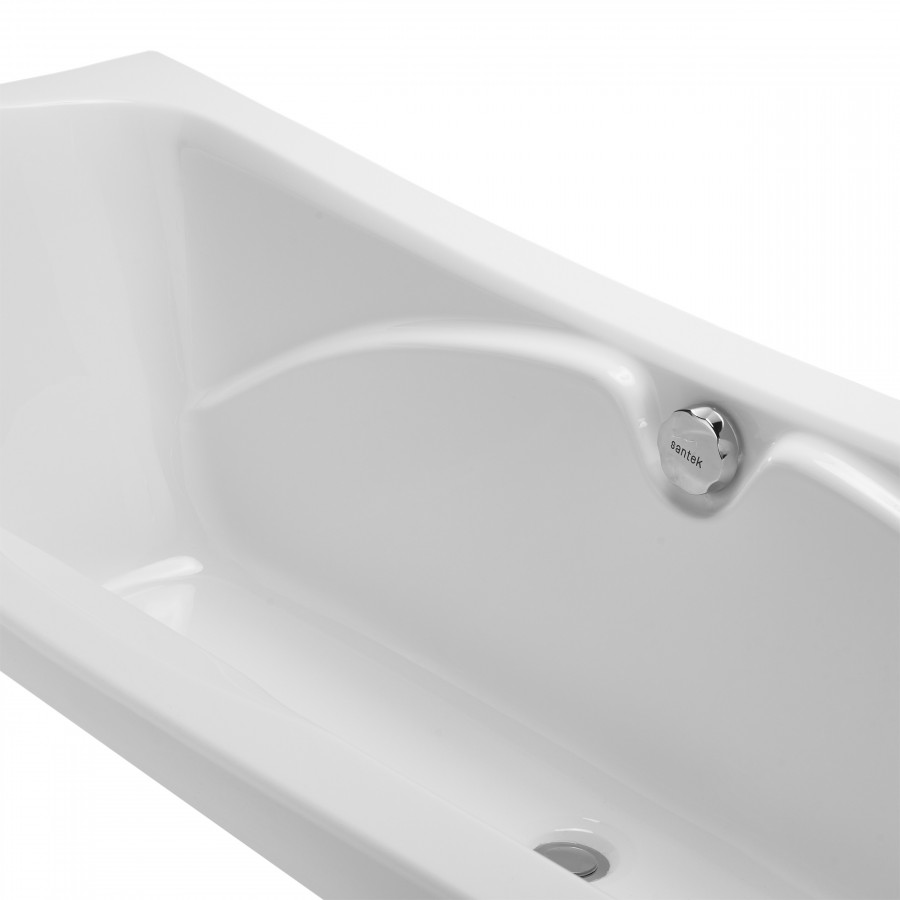 КОРСИКА Ванна акриловая 180х80 см., со слив отвер. по центру, без монтажного комплекта, САНТЕК