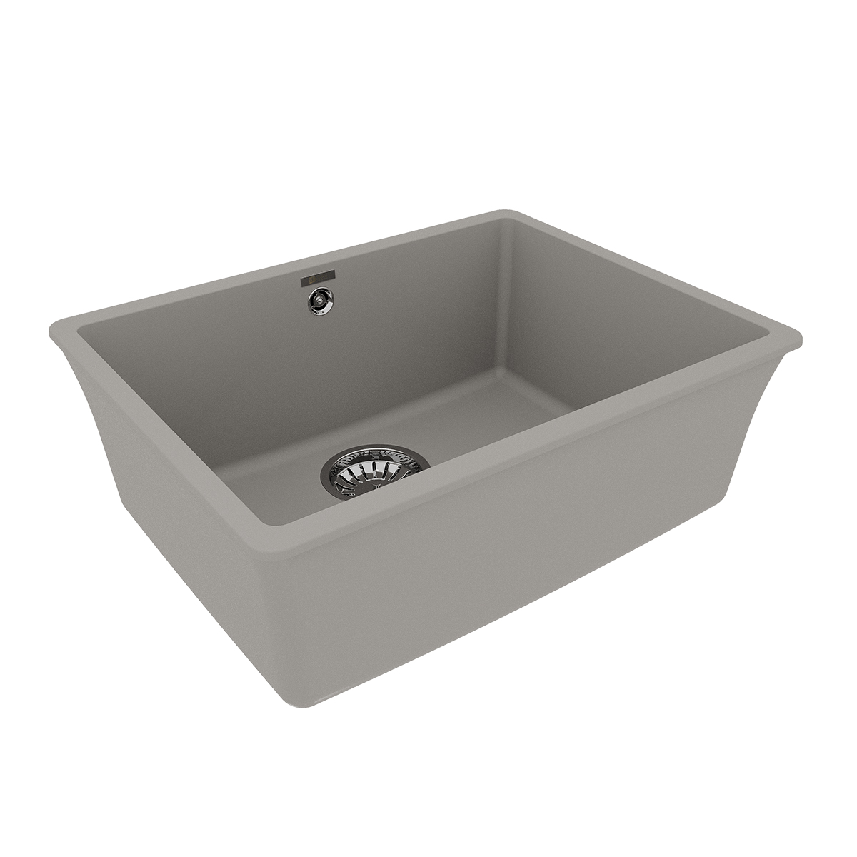 Кухонная мойка Lemark SINARA 540-U подстольного монтажа из кварцгранита, Грей