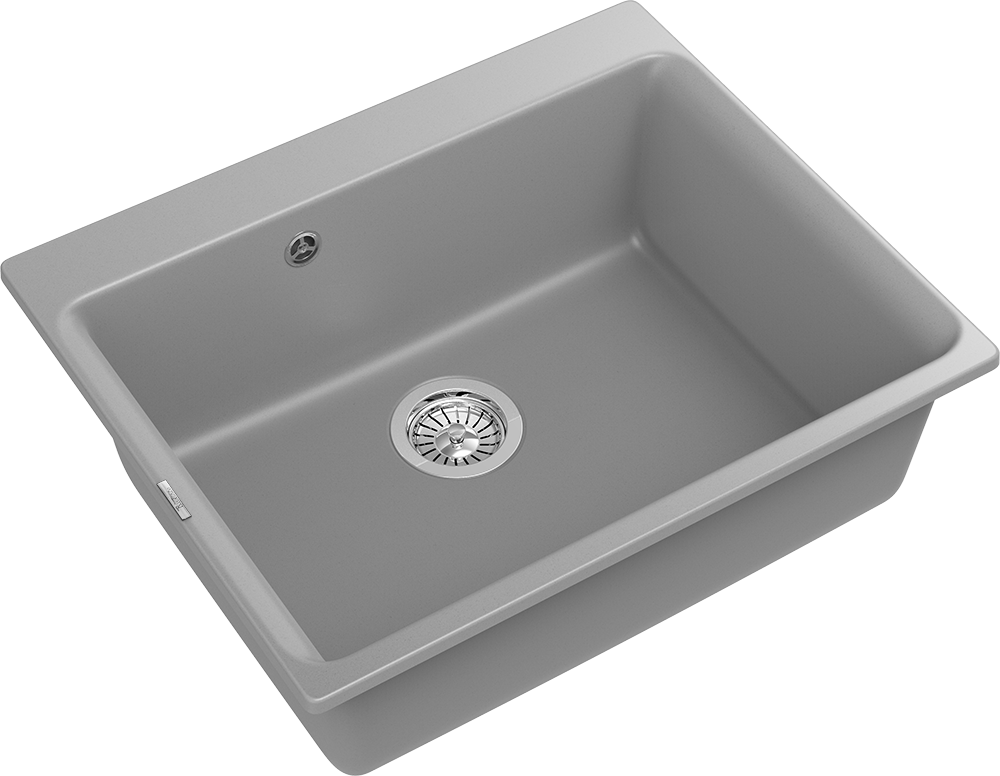 RIVELATO Мойка AXEL 60  1-чаша 630*520мм grigio metallizzato арт.