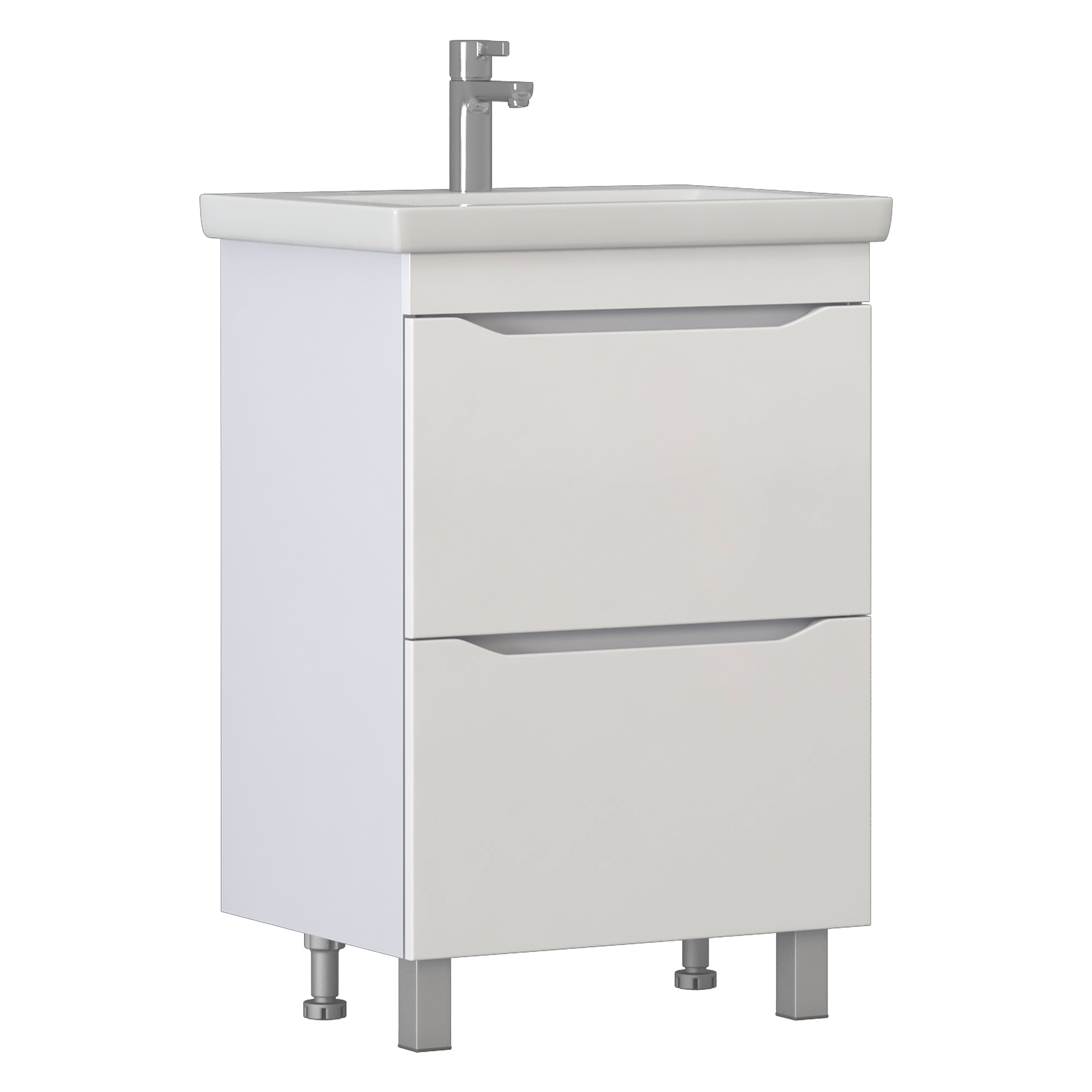 Тумба под раковину VIGO Grani 60 напольная белый (201)
