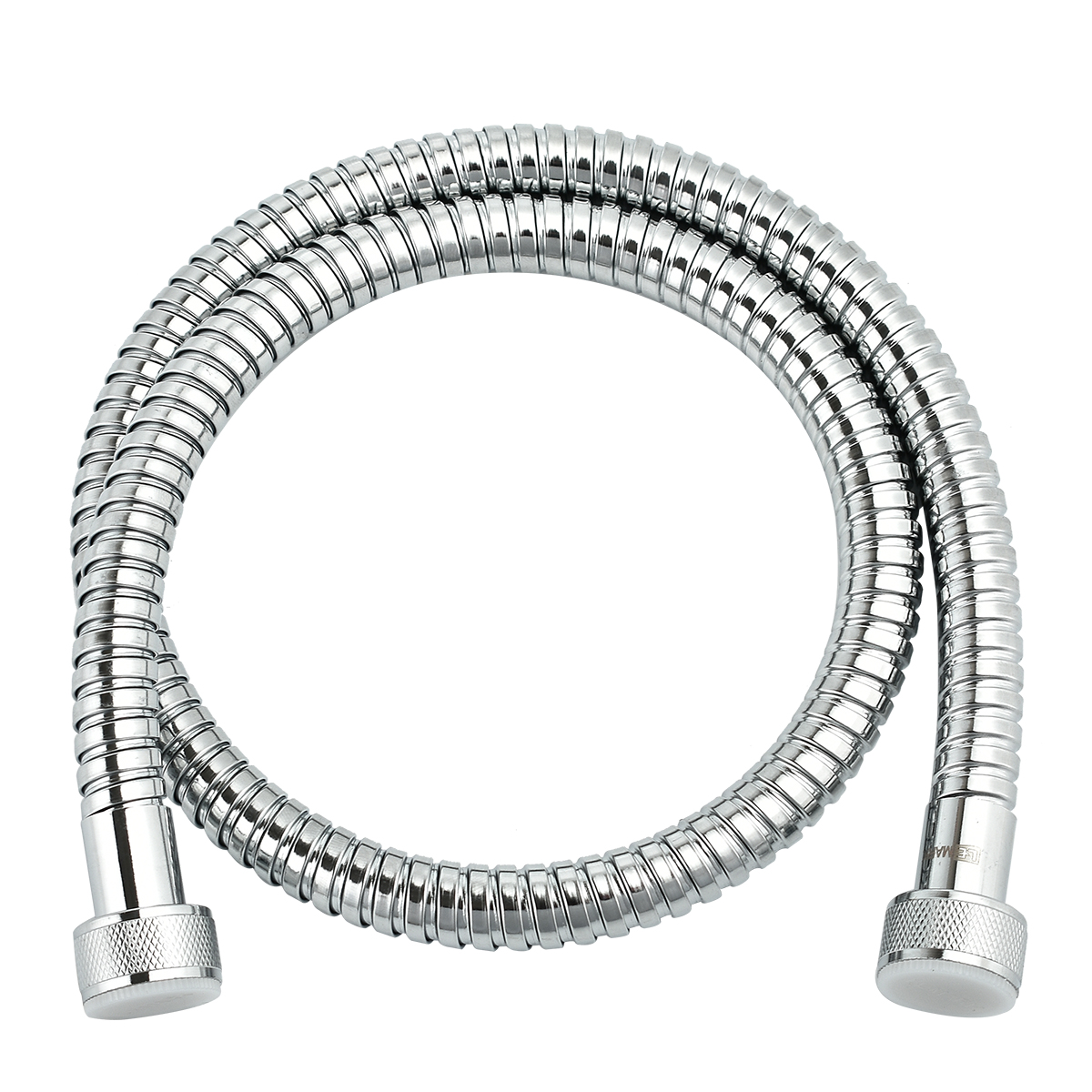 Шланг душевой двухзагибный 0,8 м, стальной, хром. LEMARK