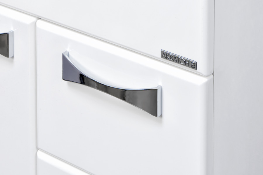 Тумба ДИОР 100, белая (под раковину АЙРИС 100, АЙРИС М 100, ПРЕМЬЕР М 100)