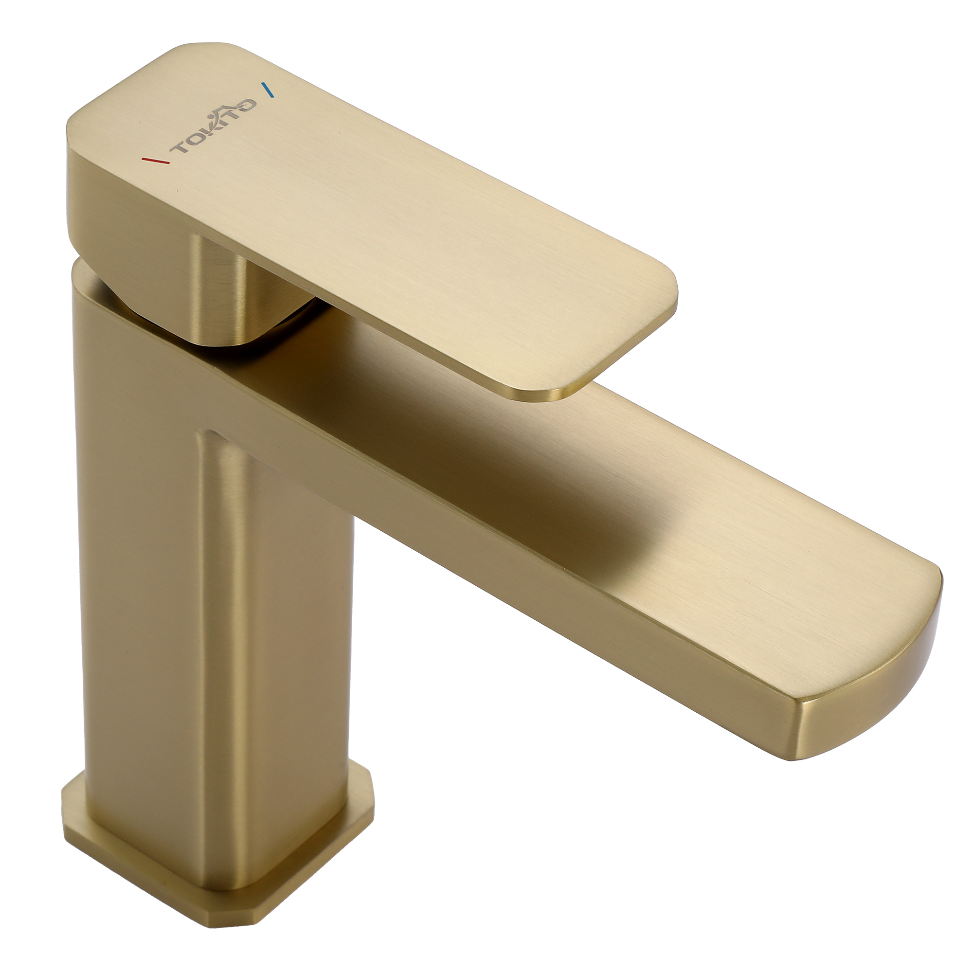 Смеситель для раковины TOKITO AOMORI брашированное золото (TOK-AOM-1011BG)