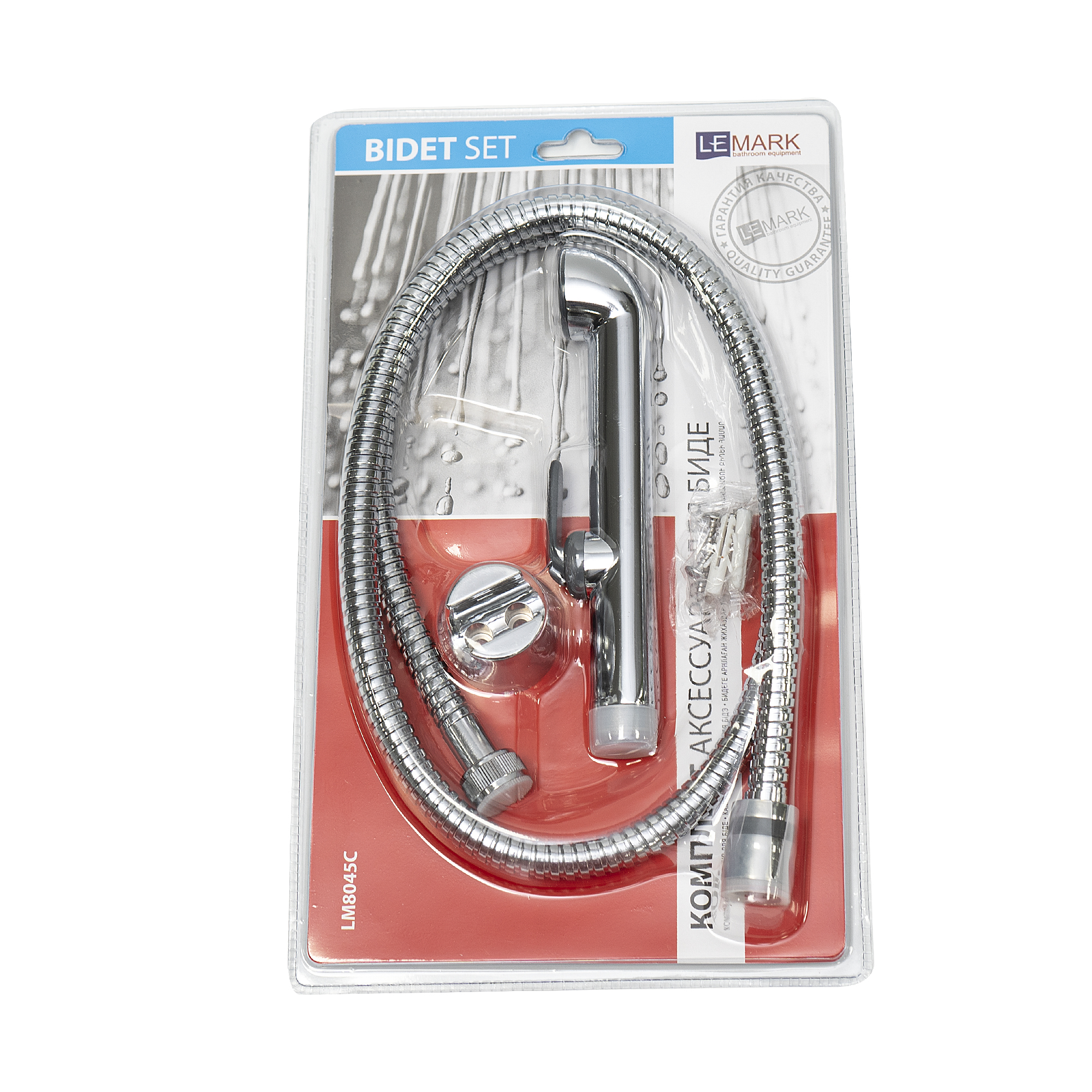 "Аксессуары" Комплект для биде, хром, блистер