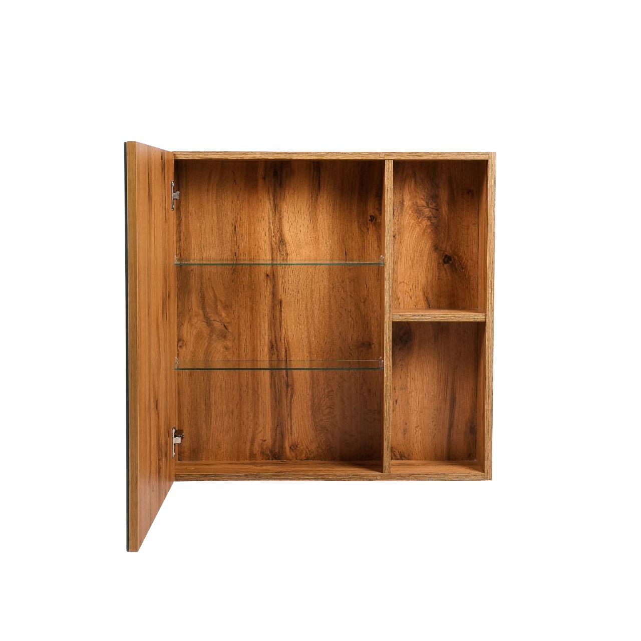 Зеркальный шкаф VIANT БОСТОН 50 подвесной дуб вотан (VBOS50-ZSH)