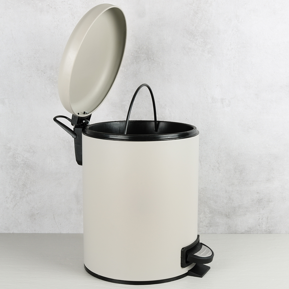 Ведро с крышкой 5 л FIXSEN бежевый (FX-34024L)