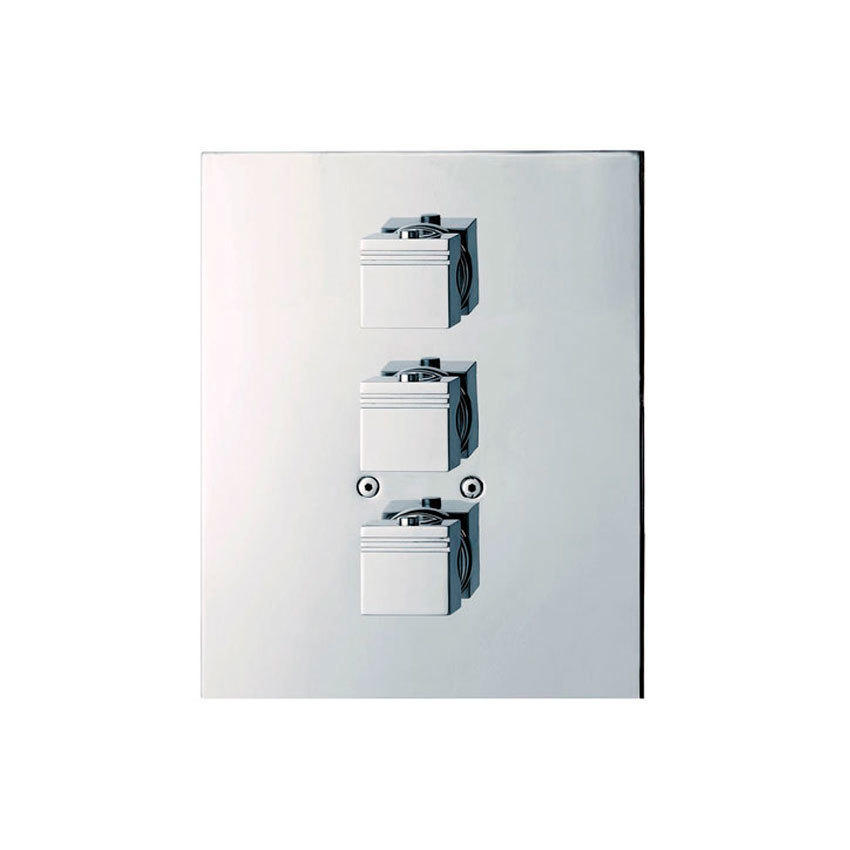 Встраиваемый термостатический смеситель для душа KUATRO 4723S на 3 выхода