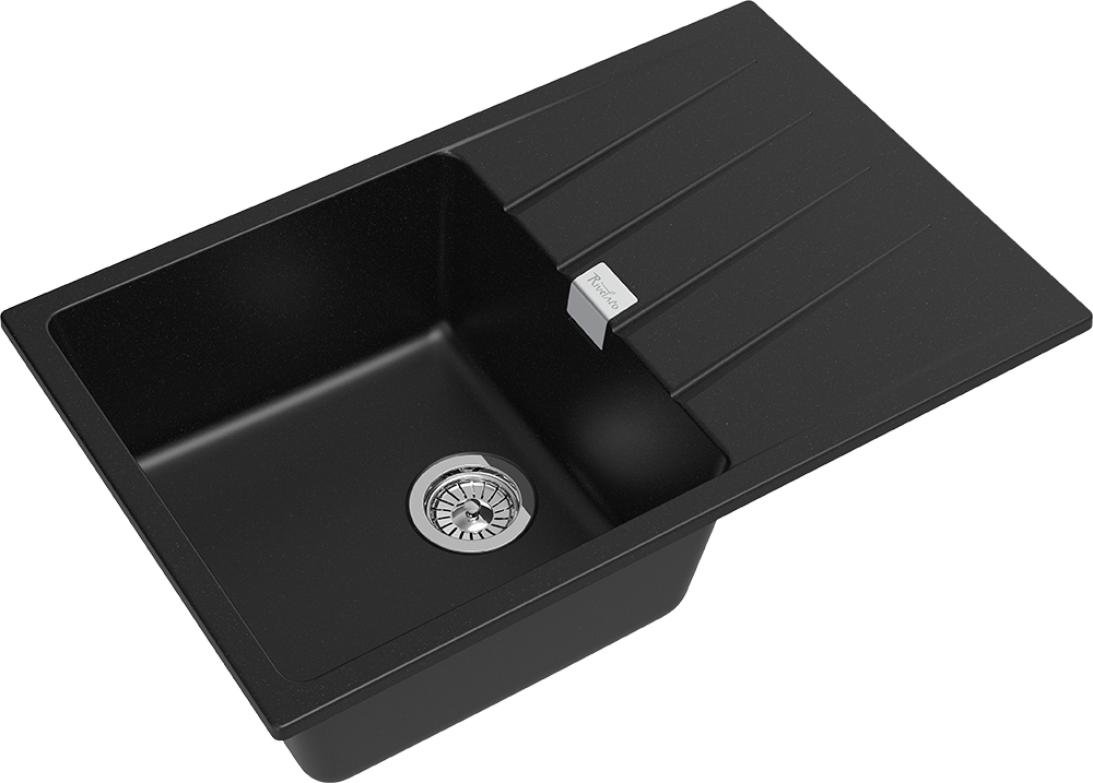 RIVELATO Мойка RAUM 78  1-чаша 780*500мм antracite арт.