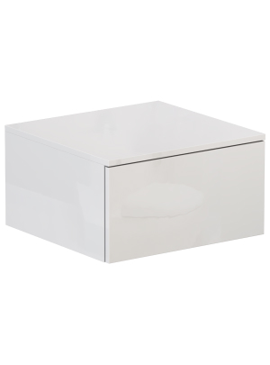 Тумба Unit 50, подвесная, 1 ящ., белый глянец