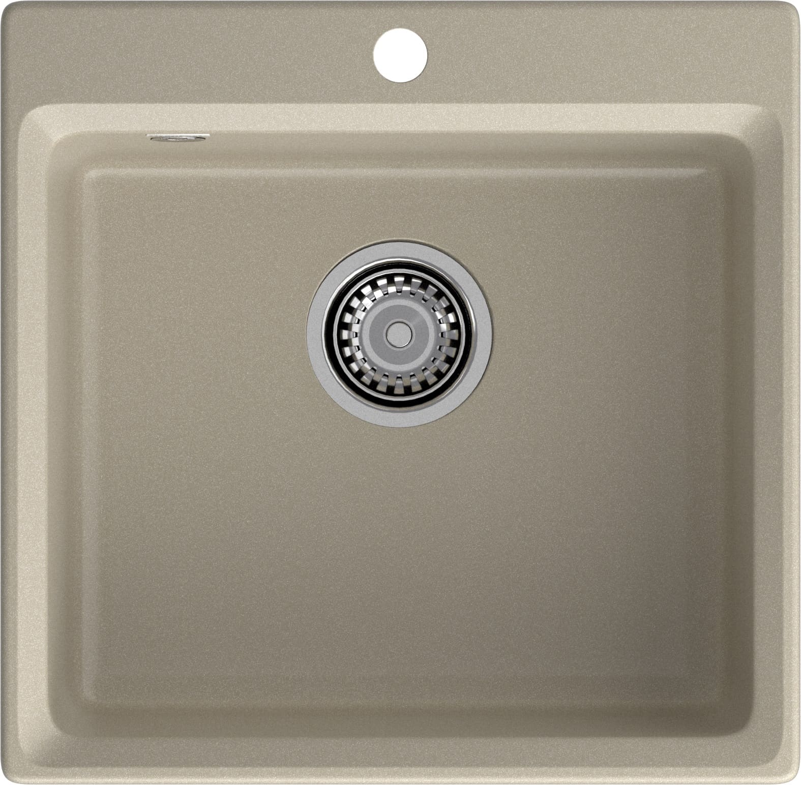 GRANFEST Мойка композит LEVEL, GF-LV-510, чаша 510*500, топаз