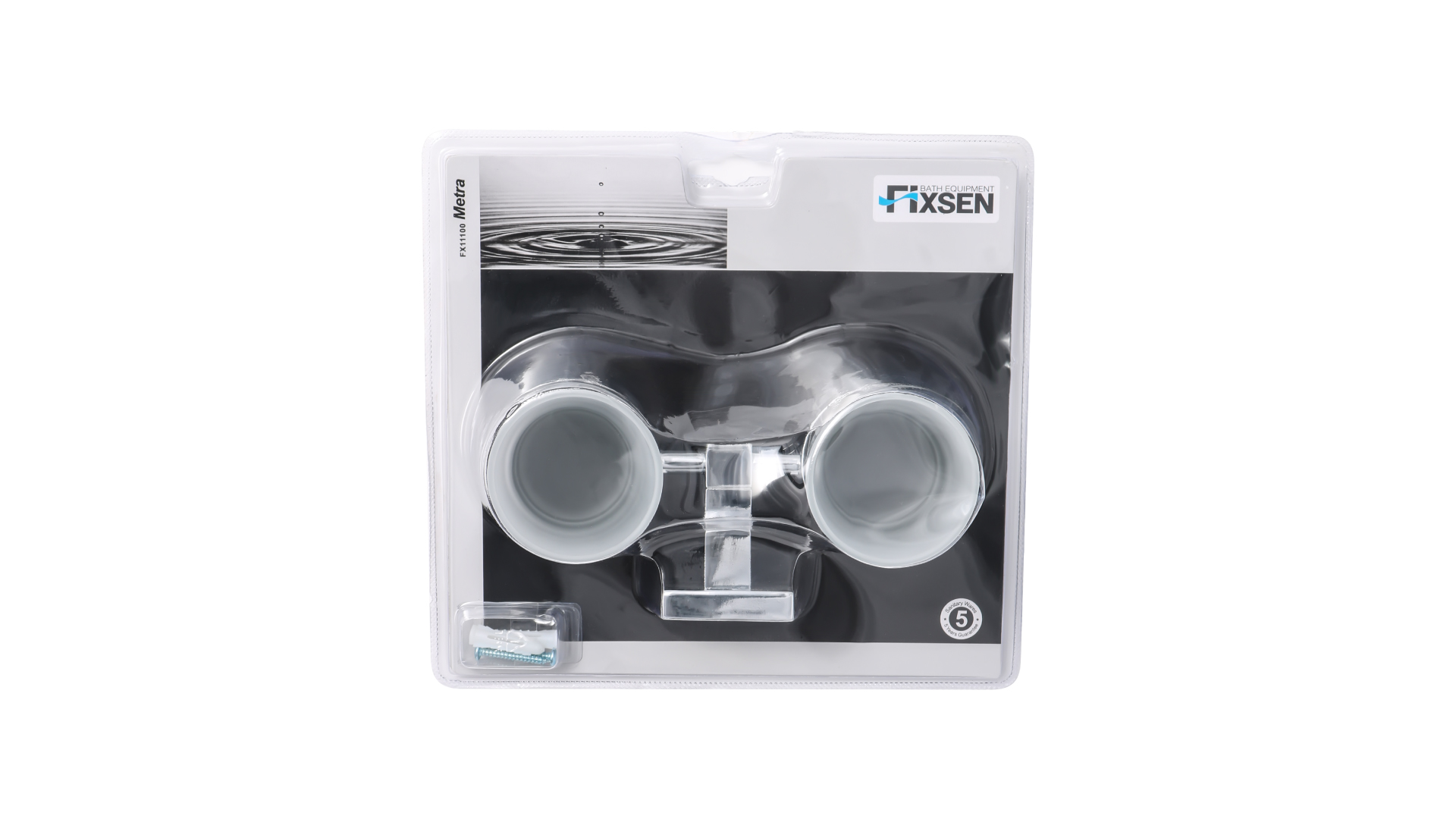 Подстаканник двойной FIXSEN Metra (FX-11107)