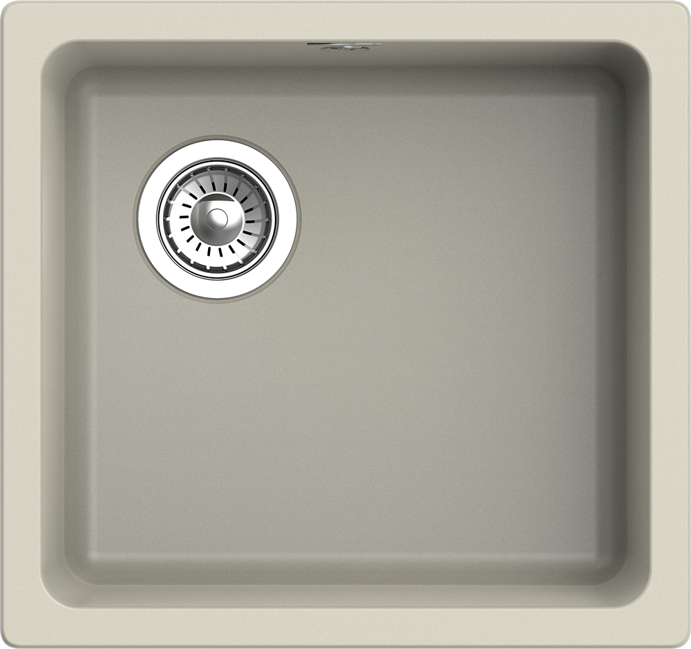 RIVELATO Мойка BERKANA 45 подст.монтаж 1-чаш 485*455 topazio арт.