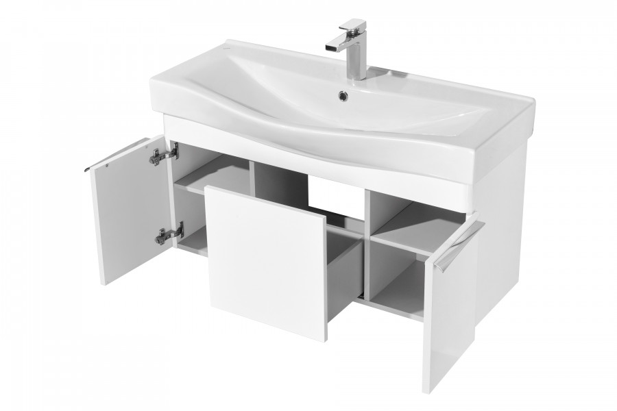 Тумба БЕВЕРЛИ 100, белая (под раковину БЕВЕРЛИ 100)