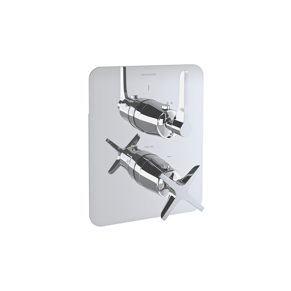 Встраиваемый термостатический смеситель для душа на 2 выхода ADAGIO 918722S