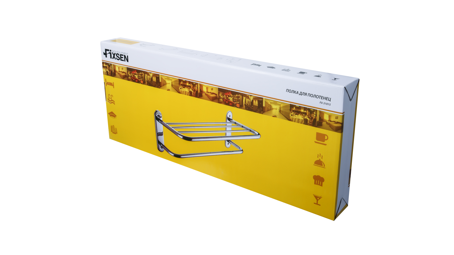 Полка для полотенец FIXSEN HOTEL (66 см) (FX-31015)