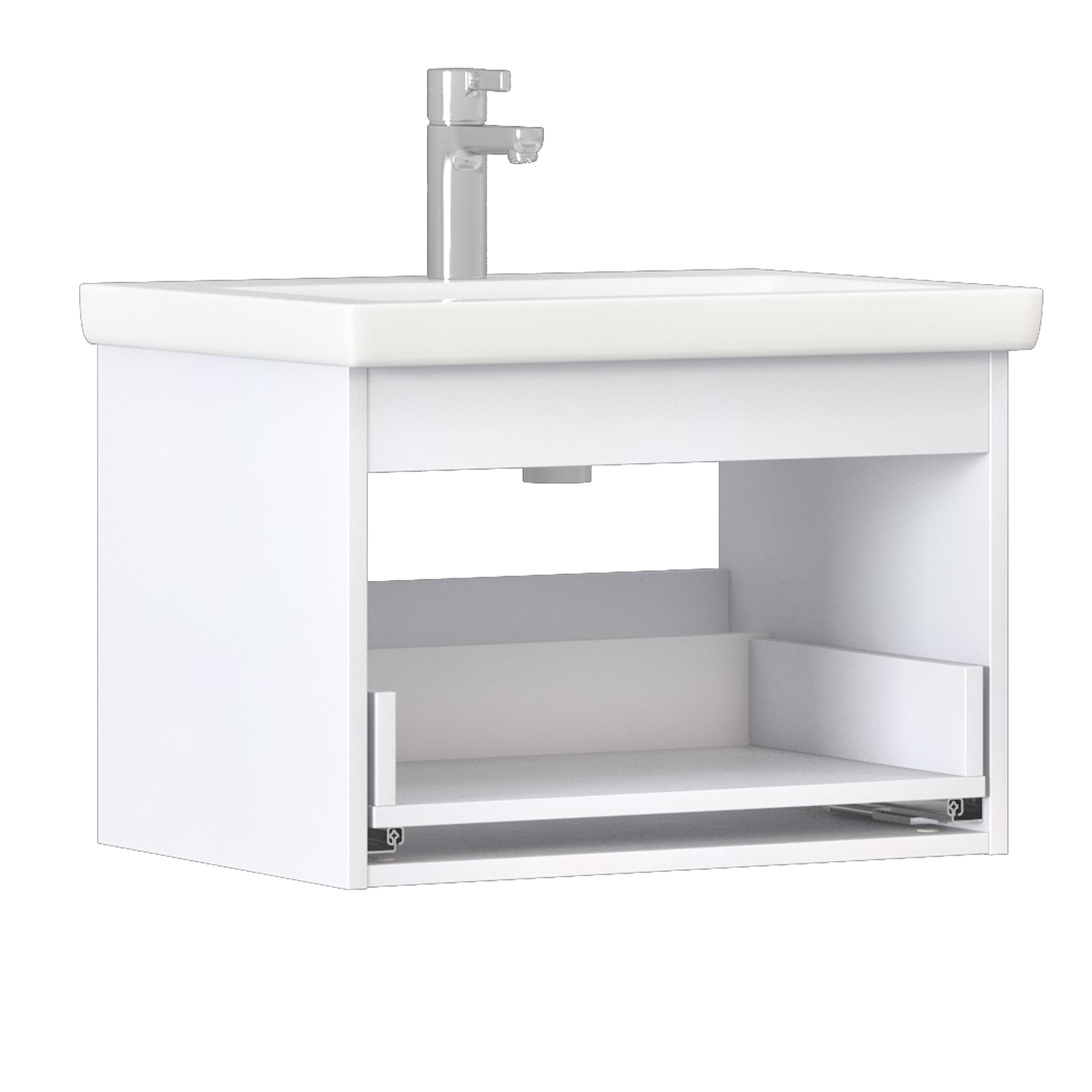 Корпус тумбы VIGO Neo, Glem, Finlay, Cross 600-0-1 (Como) подвесной белый (247)