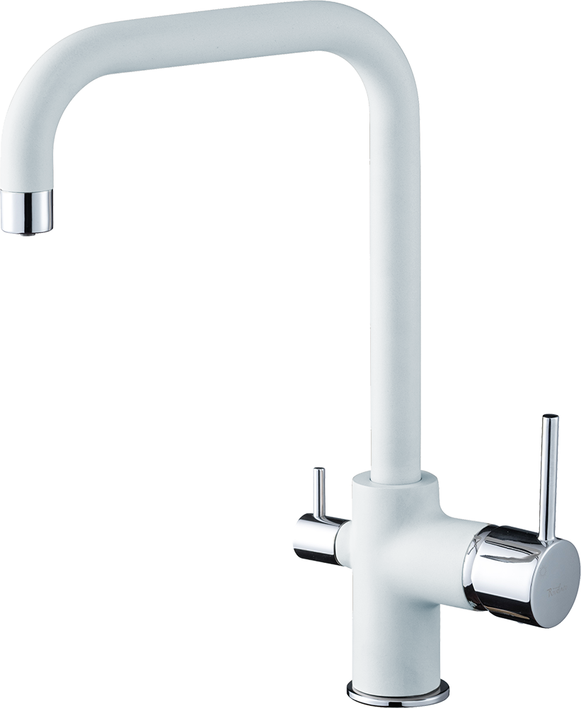 Смеситель для кухни RIVELATO Tovel с краном питьевой воды иней хром (9025201 brina cromo)