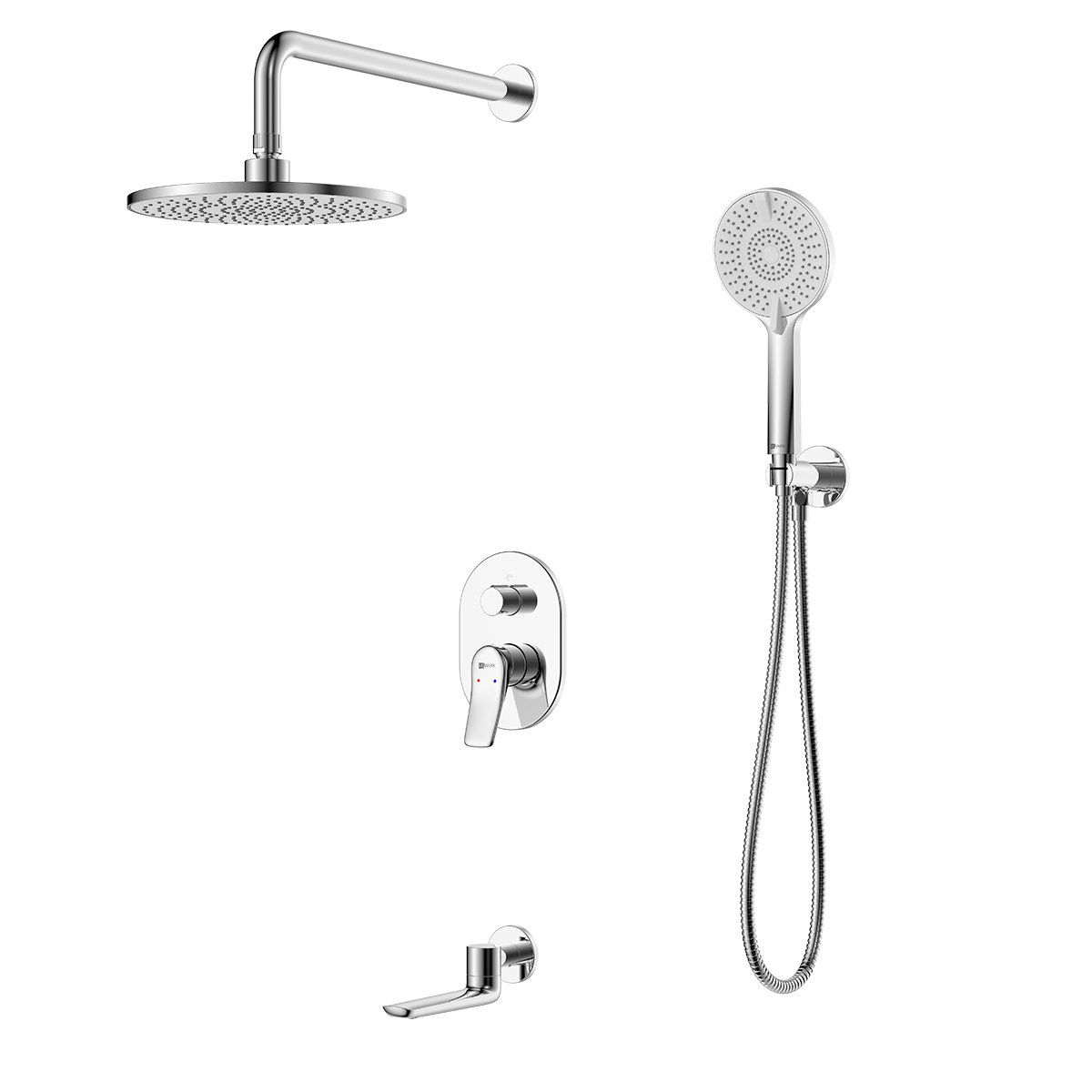 ORTUS Смеситель LM11322C для ванны и душа, встраиваемый, LM, LM11322C