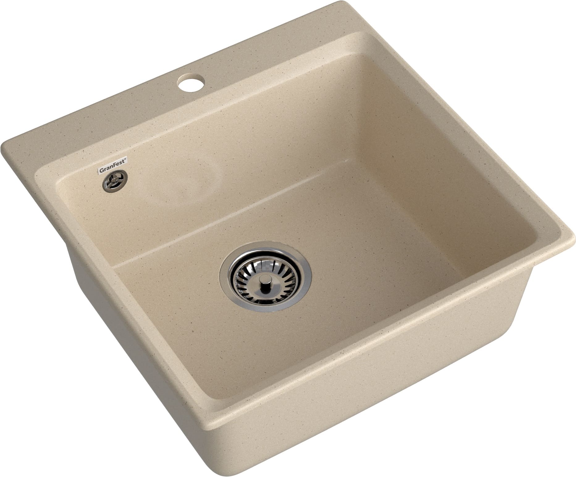 GRANFEST Мойка композит LEVEL, GF-LV-510, чаша 510*500, кашемир