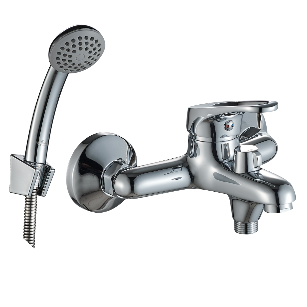 B35 Смеситель для ванны, монолитный излив 145мм, р/ОД, хром, ROS, B35-30