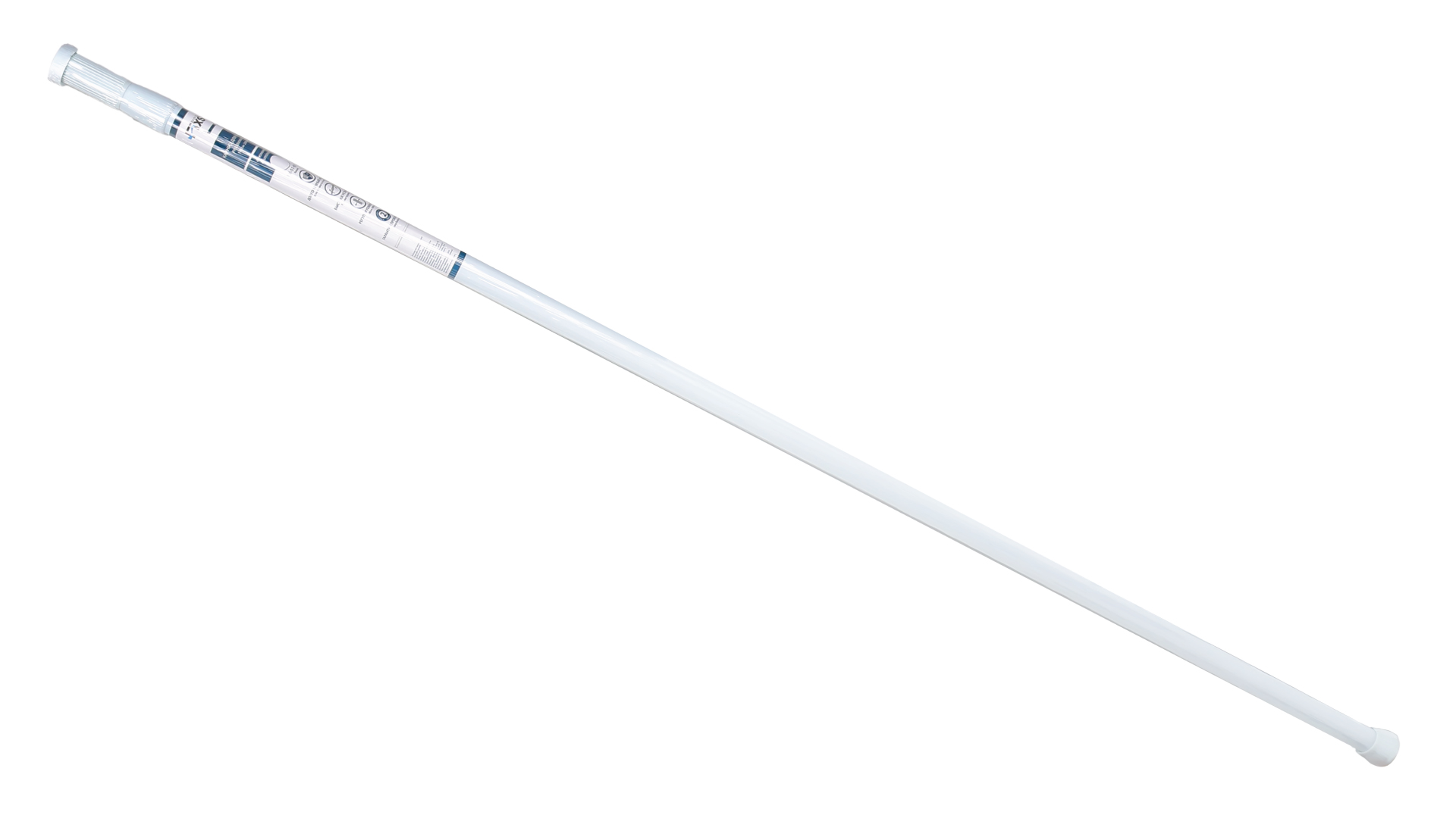 Карниз для ванной  раздвижной Fixsen FX-51-013, алюминий-белый, 140-260 см.