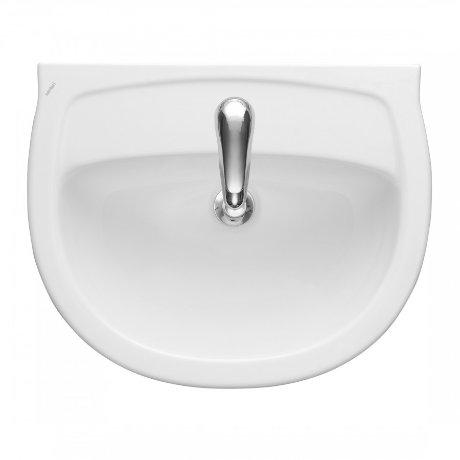 Умывальник "Версия" 56.5 см. с отв., с переливом, белый SANTERI