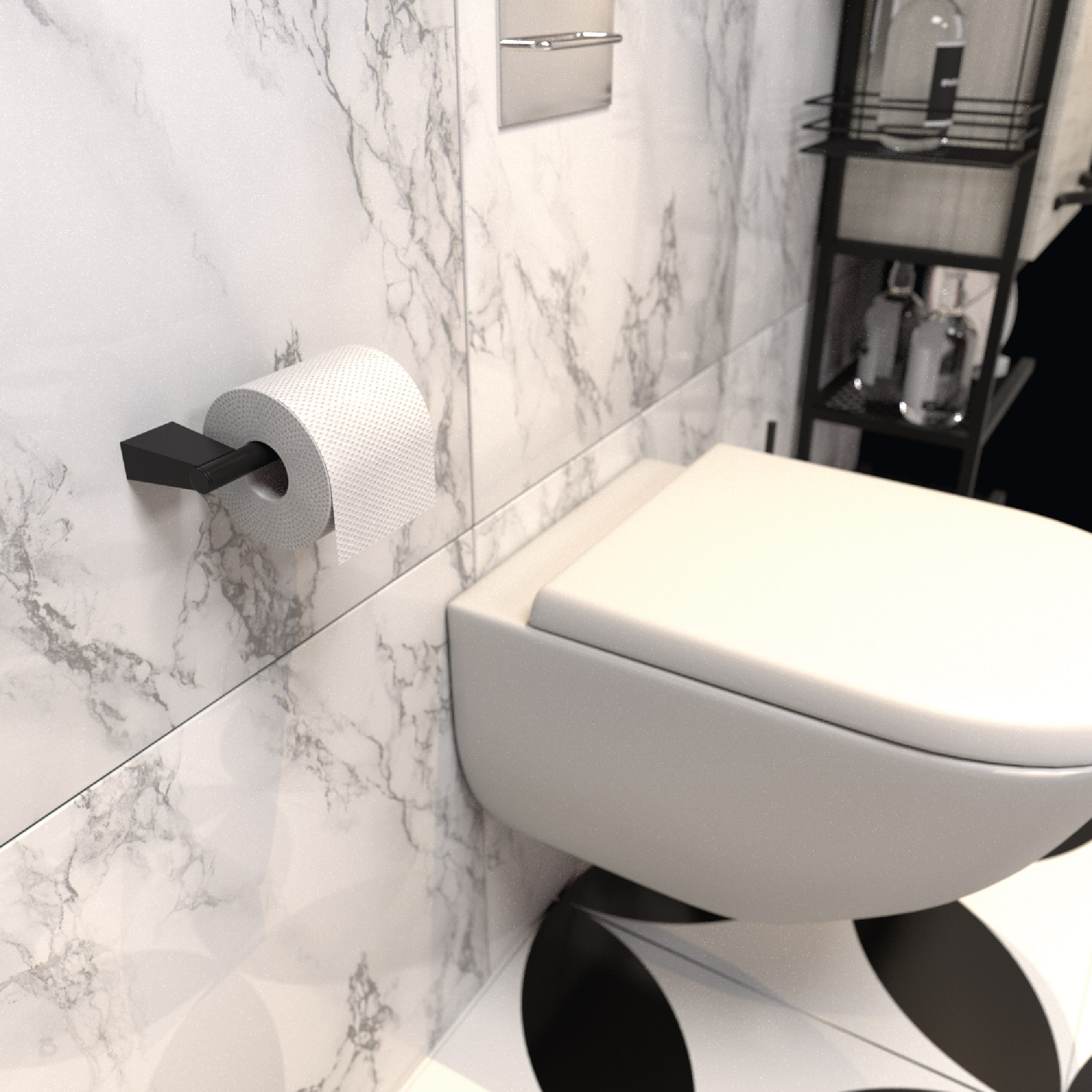 Бумагодержатель без крышки FIXSEN Trend (FX-97810B)