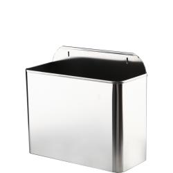 Контейнер для мусора на 11 литров настенный из нержавеющей  стали