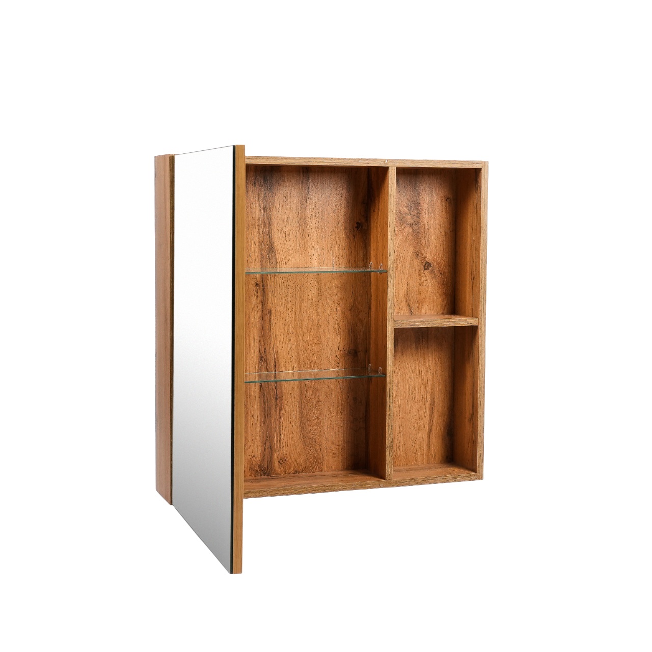 Зеркальный шкаф VIANT БОСТОН 50 подвесной дуб вотан (VBOS50-ZSH)