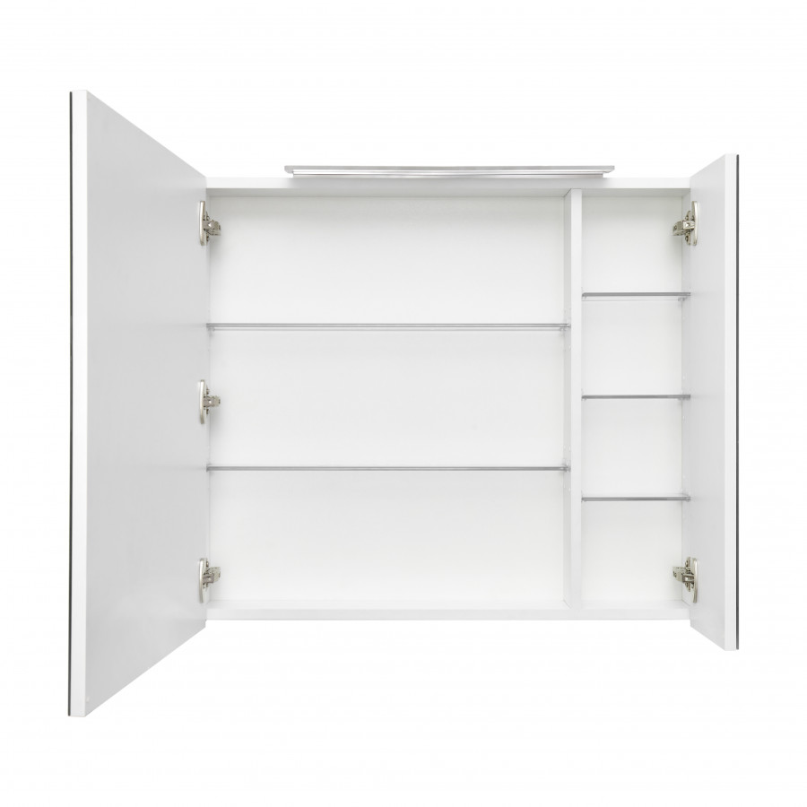 OLETA Зеркальный шкаф 80, белый матовый