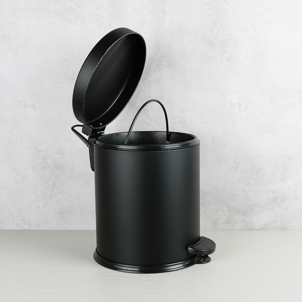 Ведро с крышкой 5 л FIXSEN черный (FX-34024B)